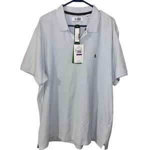 Original Penguin men’s Daddy-O interlock polo shirt light blue NWT XXL